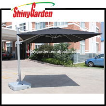 3 * 3M annonçant le grand parapluie extérieur en aluminium de patio de cantilever, parapluie de ligne de jardin